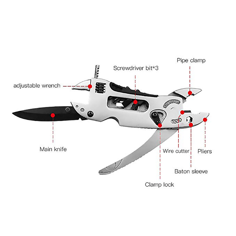 Multifunction Plier Multitool Knife Fold Screwdriver Set Bicycle Repair Survival Hand Multi Tools