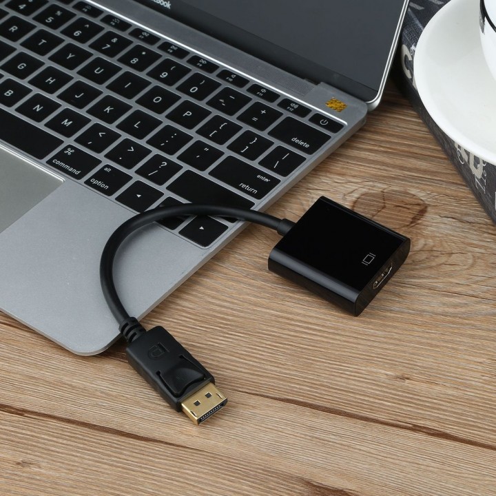 DP Displayport Male To HDMI Female Converter Adapter Cable Cord For PC Laptop