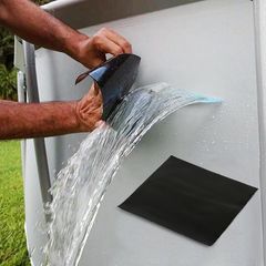 Super Strong Waterproof Stop Leaks Seal Repair Wate Pipe Tape Self Fiber Fix Fiberfix Adhesive black