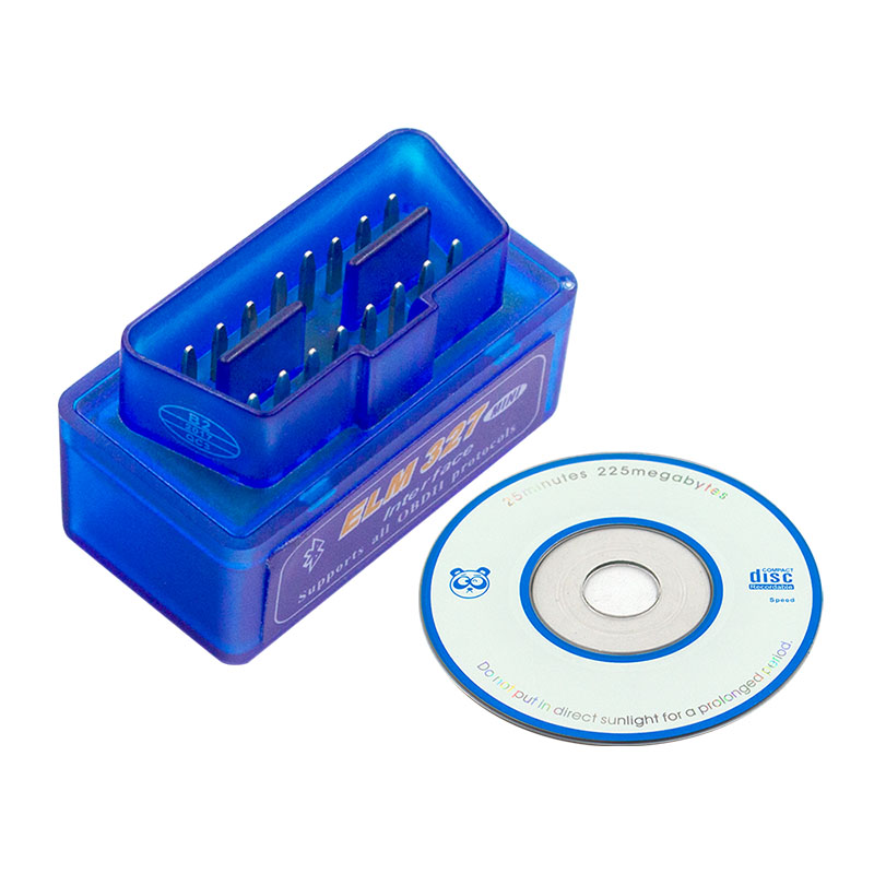 Super Mini ELM327 Bluetooth V2.1/V1.5 OBD2 Car Diagnostic Tool For Android/Symbian OBDII Protocol