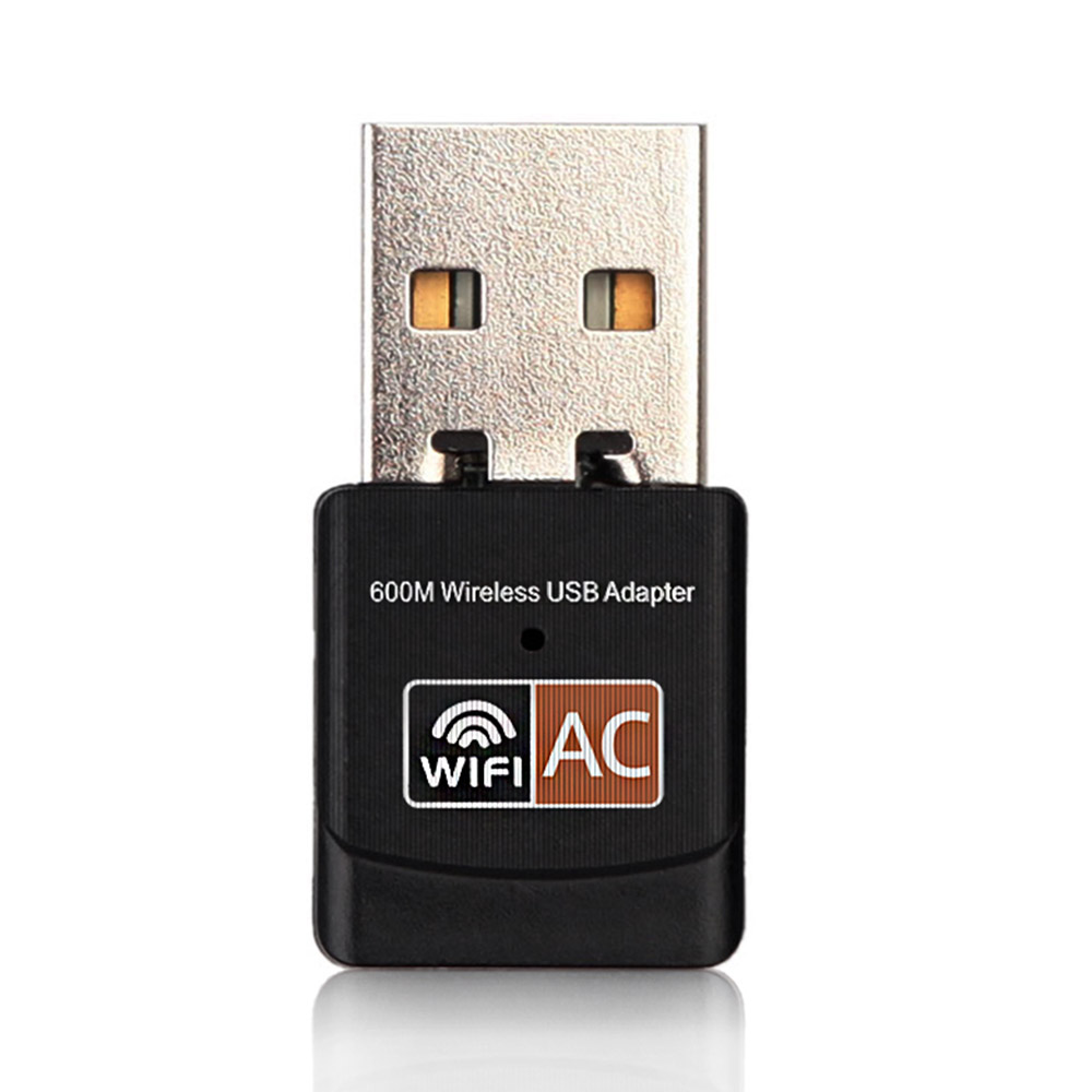 600Mbps USB WiFi Adapter 2.4/5GHz Antenna PC Mini Wireless Computer Network Card Receiver Dual Band