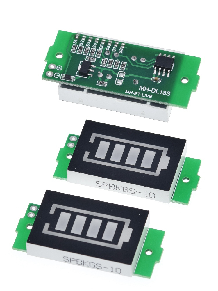 1/2/3/4S Lithium Battery Capacity Indicator Module Electric Vehicle Battery Power Tester 3.7V