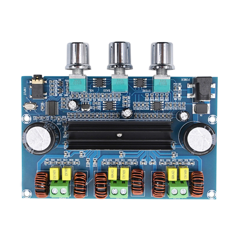 Bluetooth 5.0 TPA3116D2 Digital Power Amplifier Board 2.1 Channel 2*50W+100W Stereo Class D Bass
