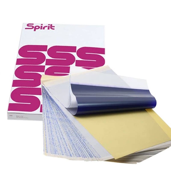 50pcs Tattoo Transfer Paper A4 Size Master Thermal Stencil Carbon Copier Paper For Tattoo Supply