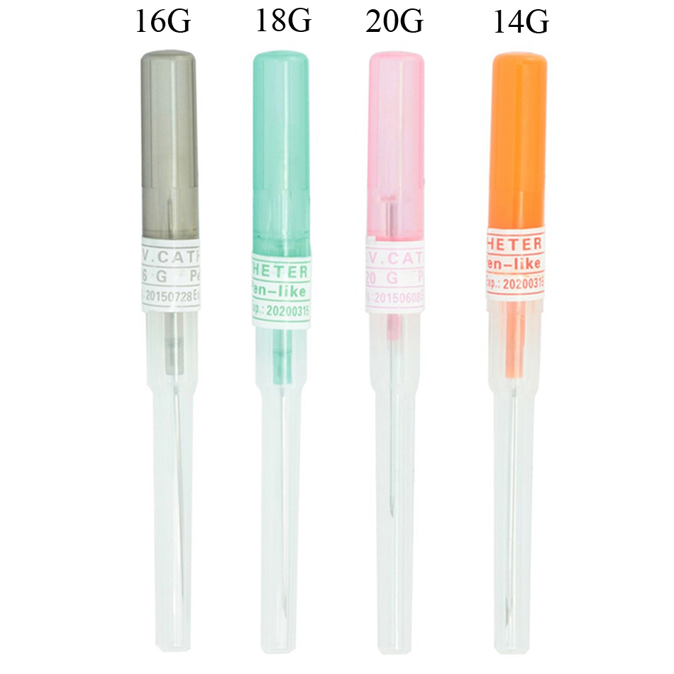 2PC Professional Surgical Steel I.V. Catheter Cannula Body Piercing Sterile Needle Kit Supply Tattoo