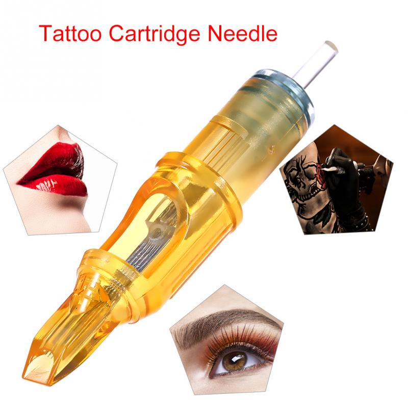 20PCS Disposable Tattoo Cartridge Needles Tattoo Makeup for Microblading Tattoo Machine