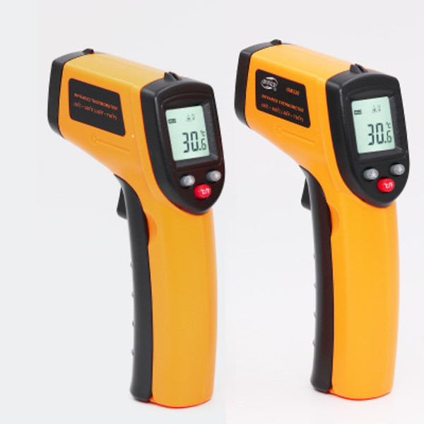 Industrial IR Thermometer Digital Handheld Temperature Gun High Precision -50~400C with LCD display