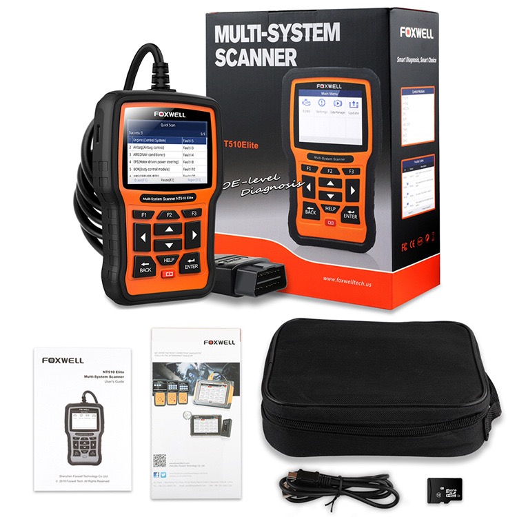 FOXWELL NT510 Elite Full System OBD2 Scanner OBDII