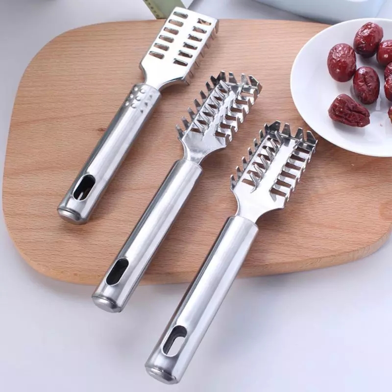 Stainless Steel Fish Skin Brush Fast Remove Fish Scale Scraper Planer Tool Tools Kitchen Accessorie