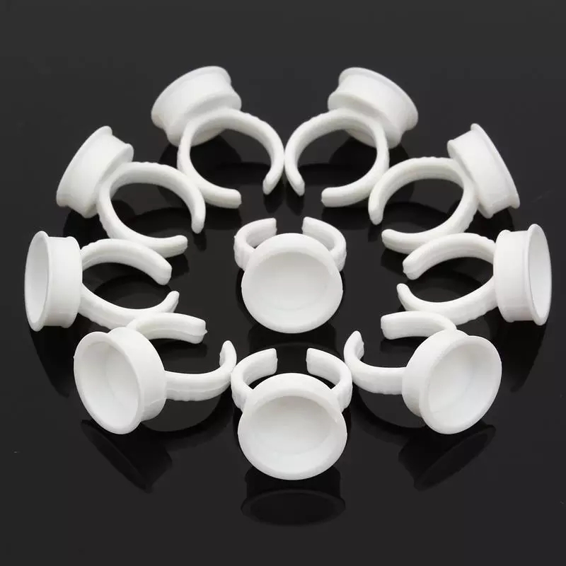 100pcs Plastic Tattoo Ink Ring Tattoo Ink Holders Tattoo Accessory Tattoo Supply