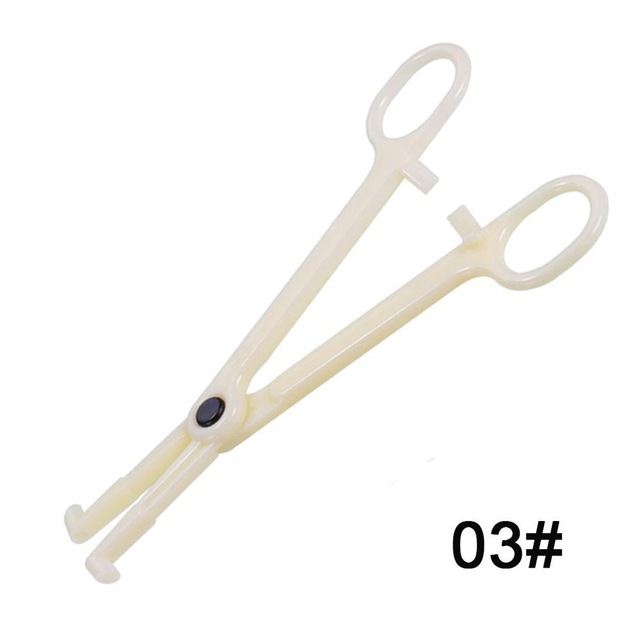 1Pcs Professional Piercing Clamp Tools For Ear Lip Navel Nose Round Open Septum Piercing Forceps