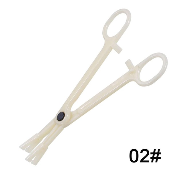 1Pcs Professional Piercing Clamp Tools For Ear Lip Navel Nose Round Open Septum Piercing Forceps