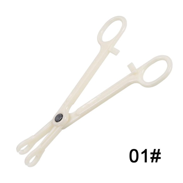 1Pcs Professional Piercing Clamp Tools For Ear Lip Navel Nose Round Open Septum Piercing Forceps