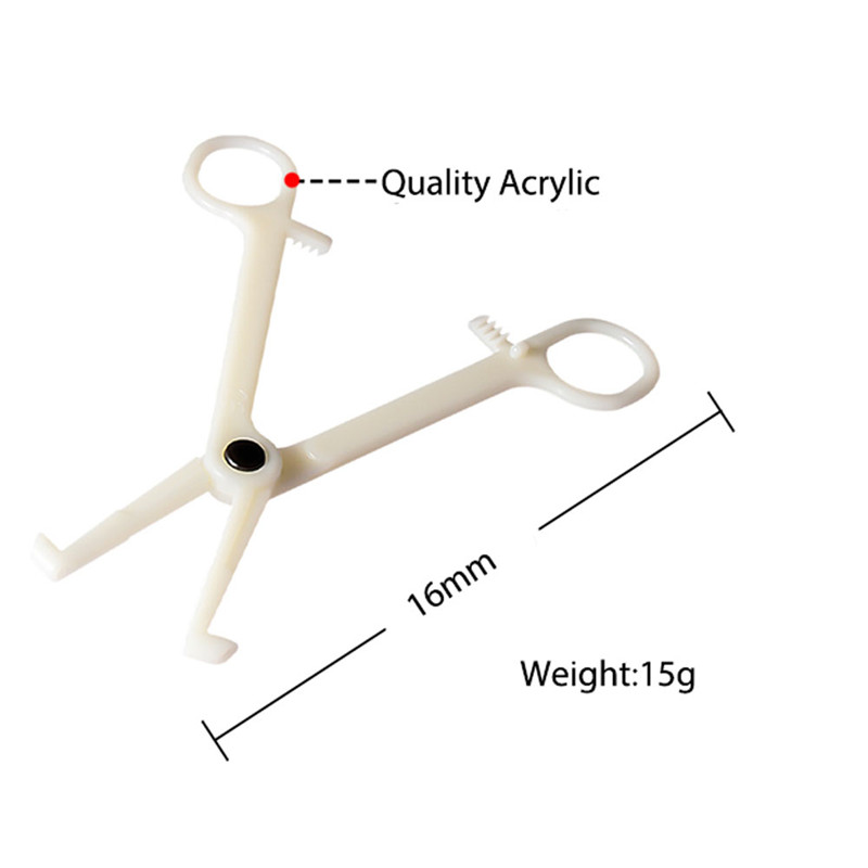 1Pcs Professional Piercing Clamp Tools For Ear Lip Navel Nose Round Open Septum Piercing Forceps