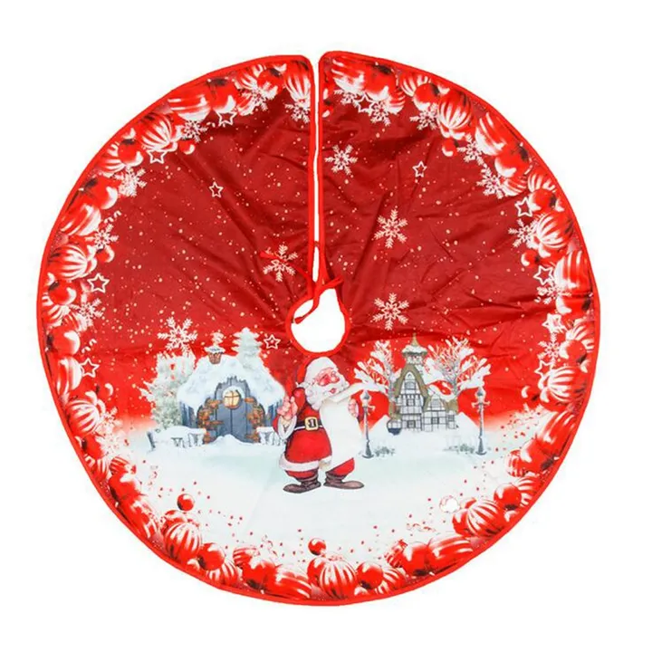 Christmas Tree Skirt Ornament 39 Inch Diameter Christmas Tree Bottom Decoration Christmas Tree Skirt_voghion.com