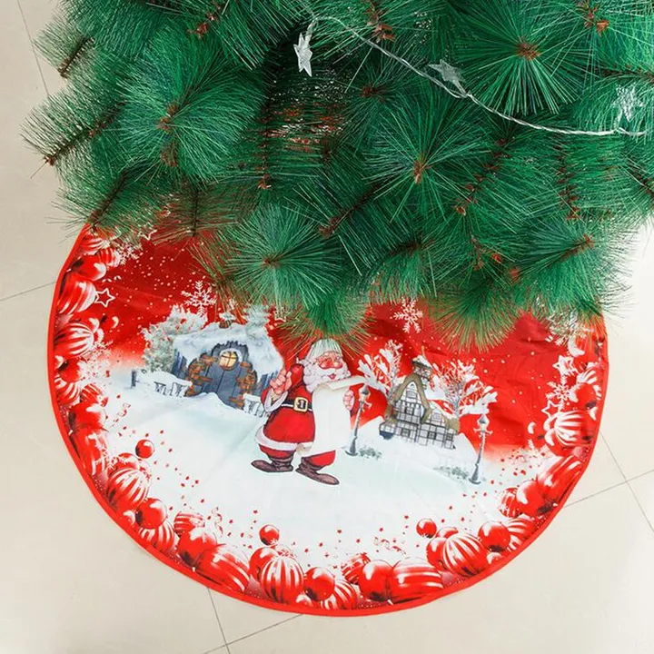 Christmas Tree Skirt Ornament 39 Inch Diameter Christmas Tree Bottom Decoration Christmas Tree Skirt_voghion.com