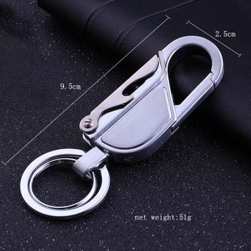 Jobon Men Key Chain Knife Tool Creative Folding Clipper Metal Car ...