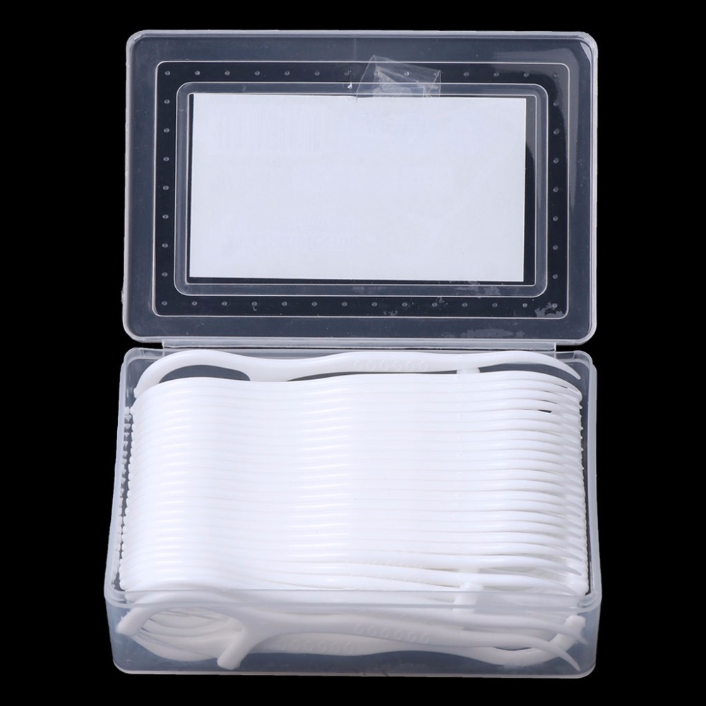 50pcs Dental Floss Flosser Picks Teeth Toothpicks Stick Tooth Clean Oral Care Teeth Floss