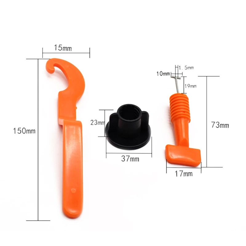 50pc Level Wedges Tile Spacers For Flooring Wall Tile Leveling System Leveler Locator Spacers Plier