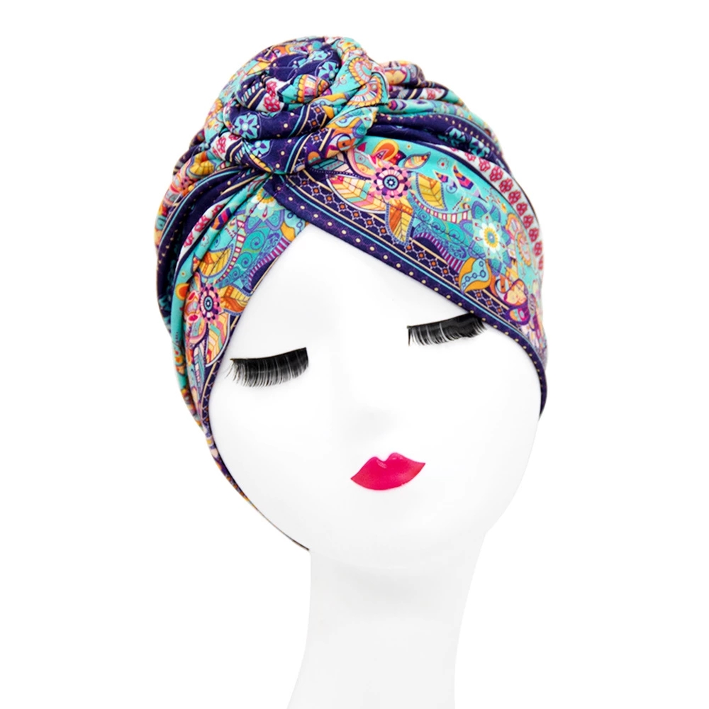 Muslim Scarf Women Cap Head Scarf Turban Caps Jijab Bonnet Bohemian Ethnic Inner Muslim Cap