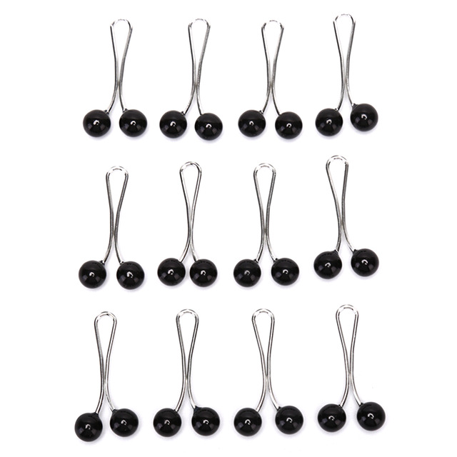 12pcs Pearl Scarf Brooch Pin Headscarf Clips Shawl Muslim Scarf Pin Hijab Anti Slip Brooch