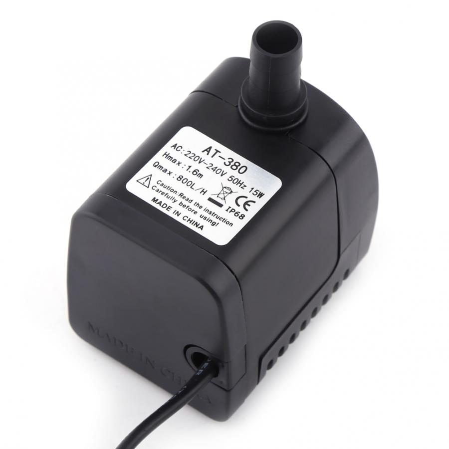 Aquarium Fountain Water Pump Plastic 220V 15W 800L/H Fountain Air Fish Tank Aquarium Water