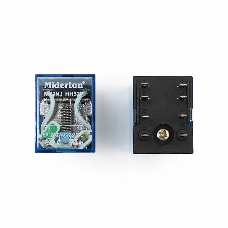 HH54P MY2NJ Relay Micro Mini Electromagnetic Relay Switch with Socket Base AC 220V