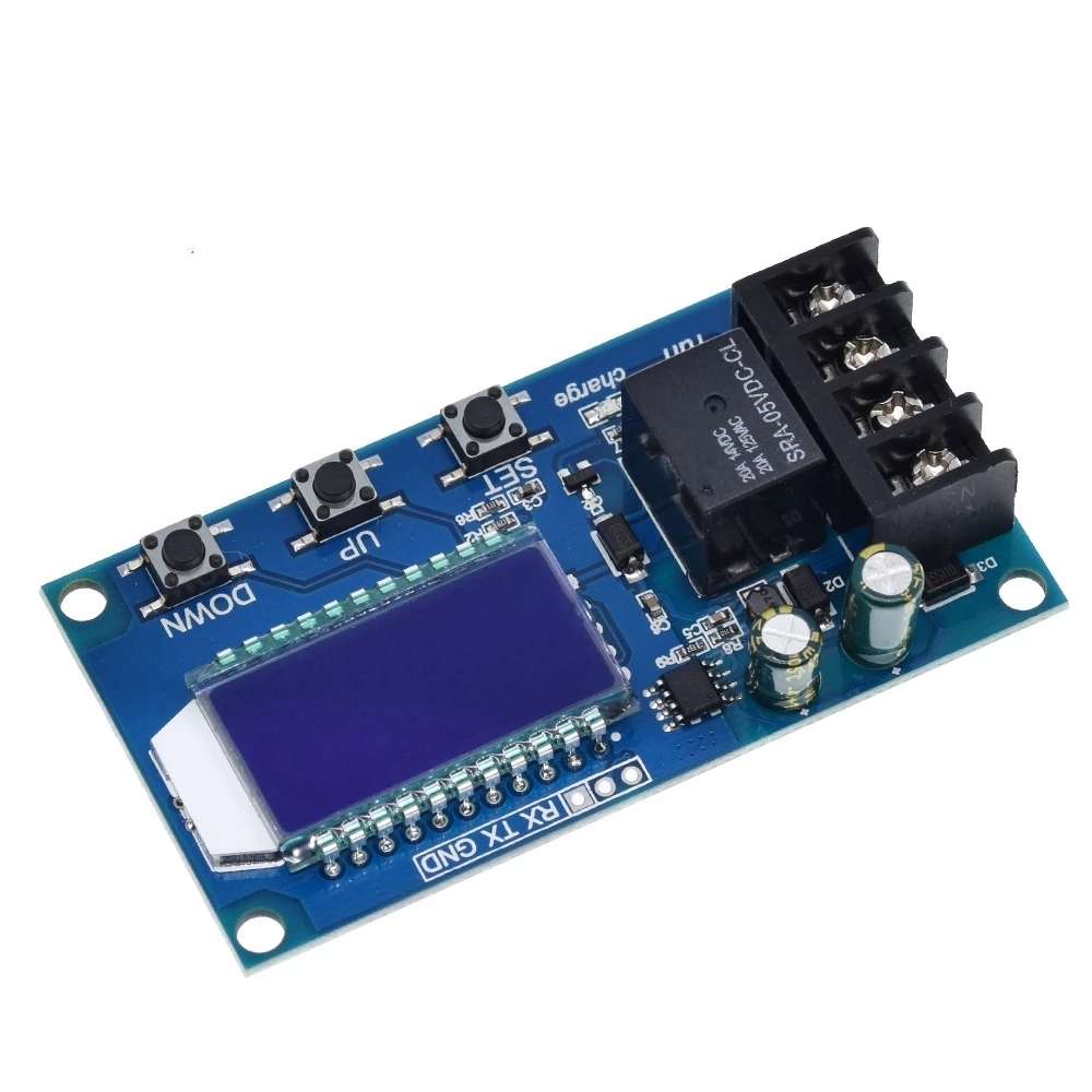 6-60v 10A Lithium Battery Charge Control Module Protection Board with Overcharge Switch XY-L10A