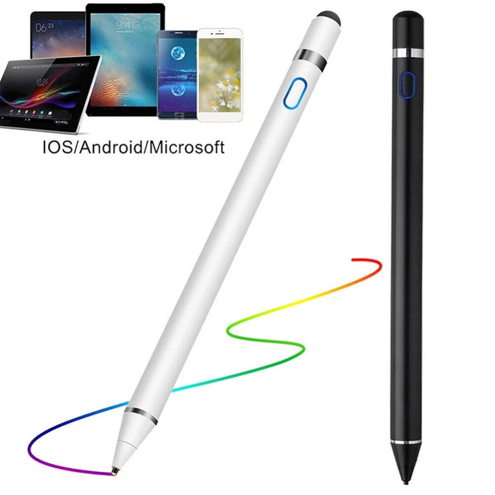 Universal Capacitive Active Stylus Touch Screen Pen Smart IOS/Android Apple iPad Phone Pencil