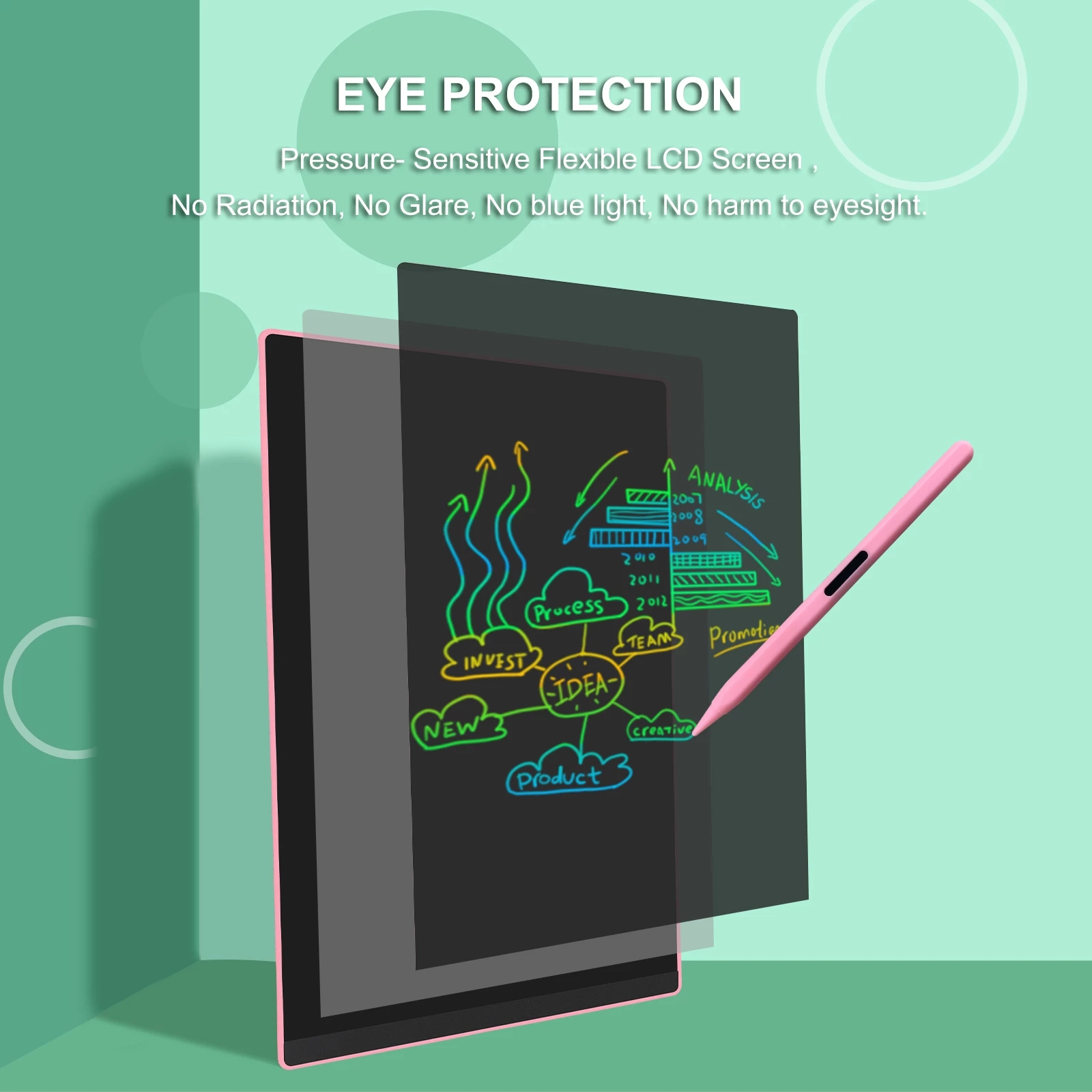 LCD Writing Tablet Super Thin Full Screen Electronic Drawing Doodle Board