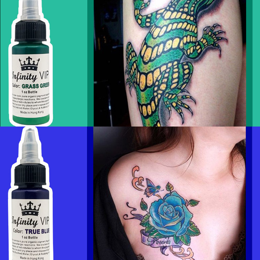 30ML Semi Permanent Natural Plant Tattoo Pigment Permanent Makeup Tattoos Ink Pigment