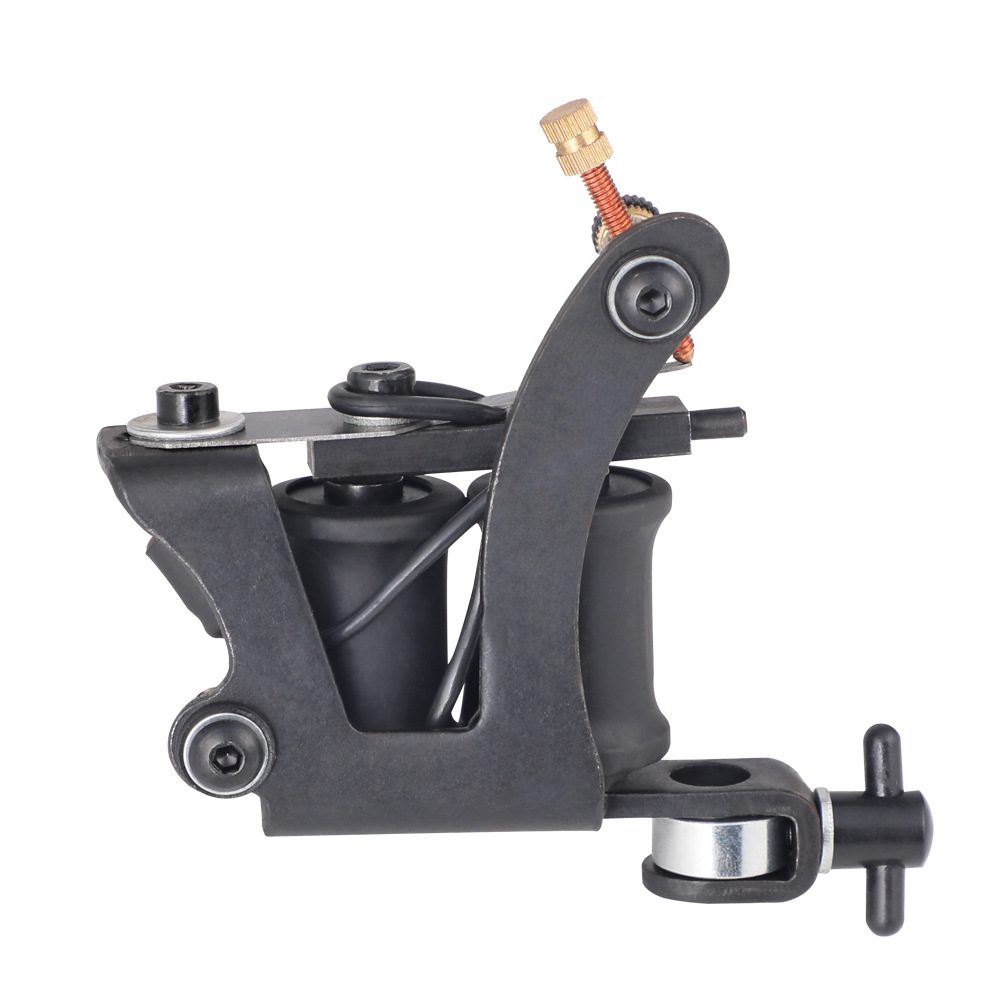 Dual Set of Self-taught Tattoo Machine Kits Gun Machine Power Pedal Ink Sets