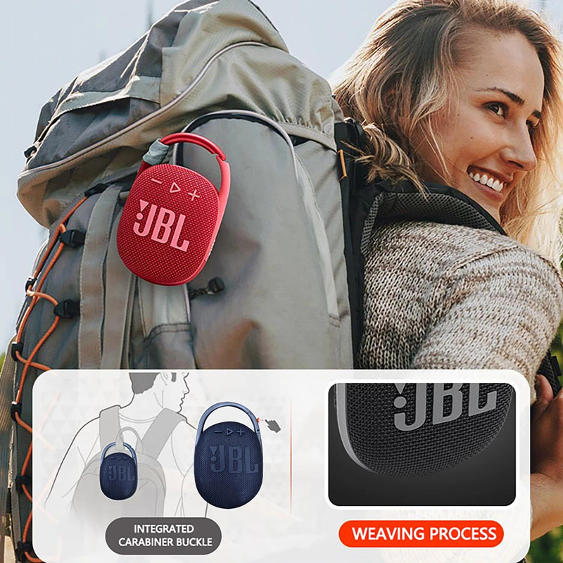 Jbl Clip 4 Bluetooth Portable Speaker Subwoofer Outdoor Speaker Mini Speaker Ip67 Dustproof And Waterproof