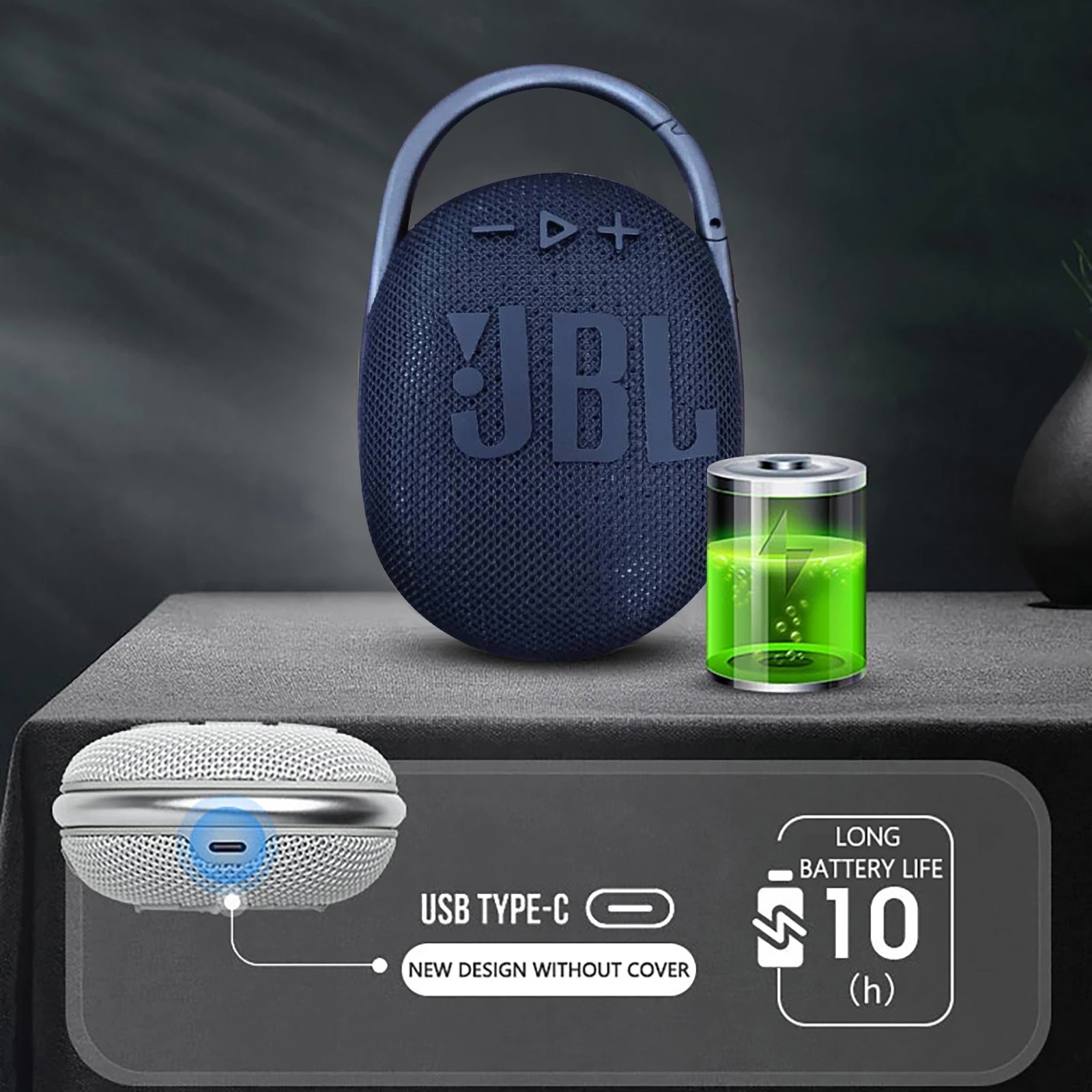 Jbl Clip 4 Bluetooth Portable Speaker Subwoofer Outdoor Speaker Mini Speaker Ip67 Dustproof And Waterproof