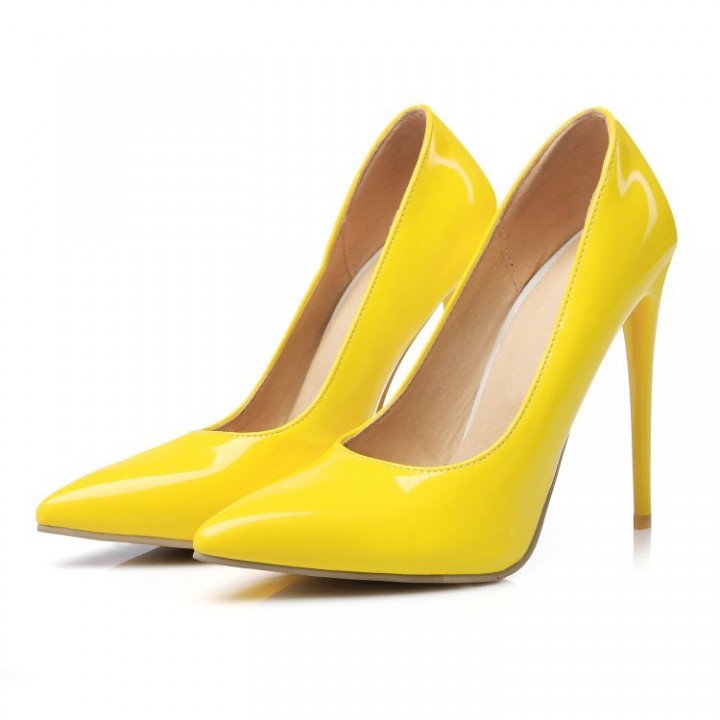 yellow heels for wedding