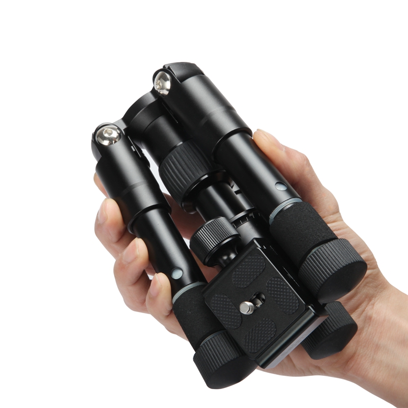 Selens Mini Travel Tripod Aluminum Alloy Foldable Monopod Stand for Universal Camera Top Quality