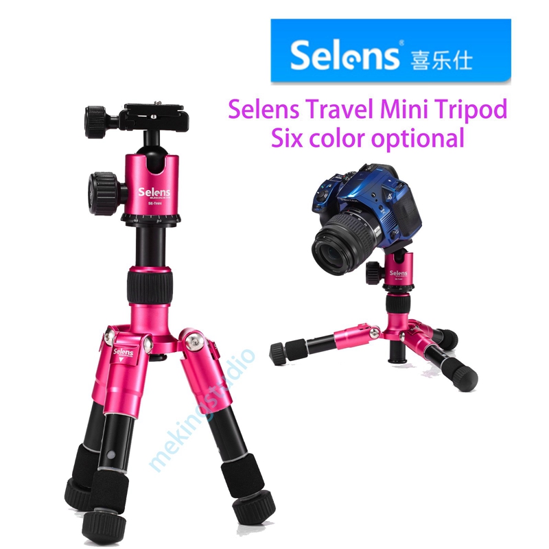 Selens Mini Travel Tripod Aluminum Alloy Foldable Monopod Stand for Universal Camera Top Quality