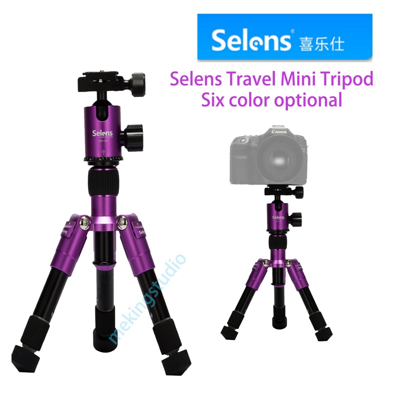 Selens Mini Travel Tripod Aluminum Alloy Foldable Monopod Stand for Universal Camera Top Quality