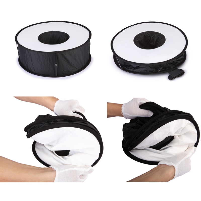 Diffuser 45cm Camera Photo Flashgun Ring Flash Round Flash Diffuser Softbox