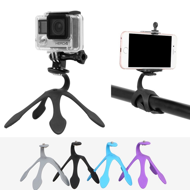 Gekko Pod Mini Flex Mount Tripod Support Holder For Smartphone Gopro Hero Camera
