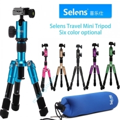 Selens Mini Travel Tripod Aluminum Alloy Foldable Monopod Stand for Universal Camera Top Quality