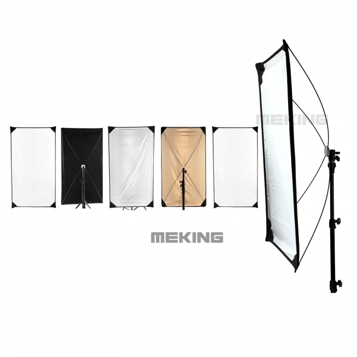 Meking Portable Translucent, Silver, Gold, White, Black Light Reflector for Studio Photography