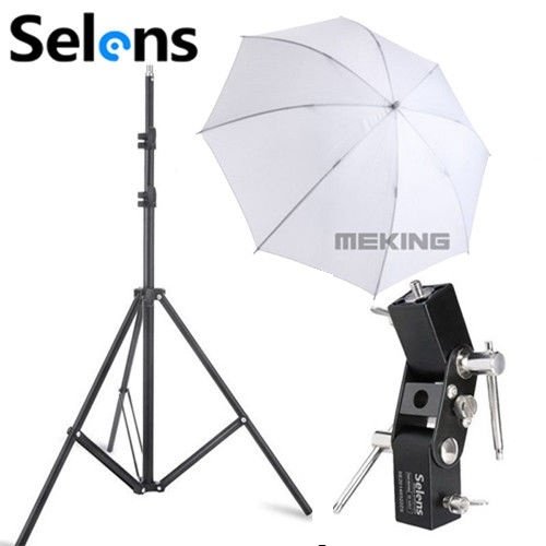 Photo Umbrella Kit 33&quot; White Soft/ Silver Reflective Umbrella for Portrait Photography Lighting