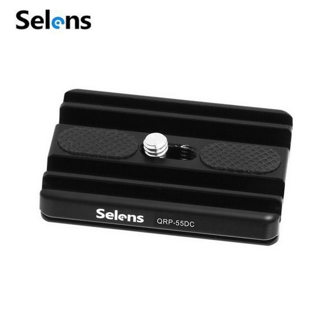 Selens Aluminum Tether Lock QR Quick Release Plate Camera Cable Clamp Adapter Aluminum Alloy