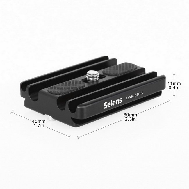 Selens Aluminum Tether Lock QR Quick Release Plate Camera Cable Clamp Adapter Aluminum Alloy