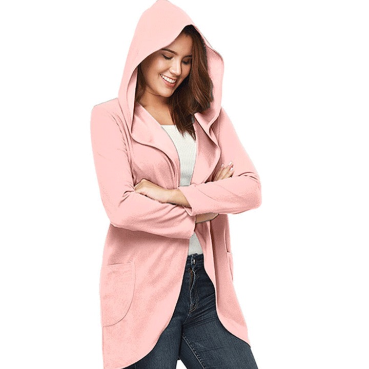 women autumn winter long sleeve coat fashion lady casual leisure holiday coat