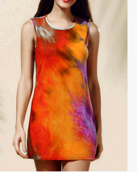 women o neck sleeveless dress summer holiday casual mini dress seaside floral print short dress