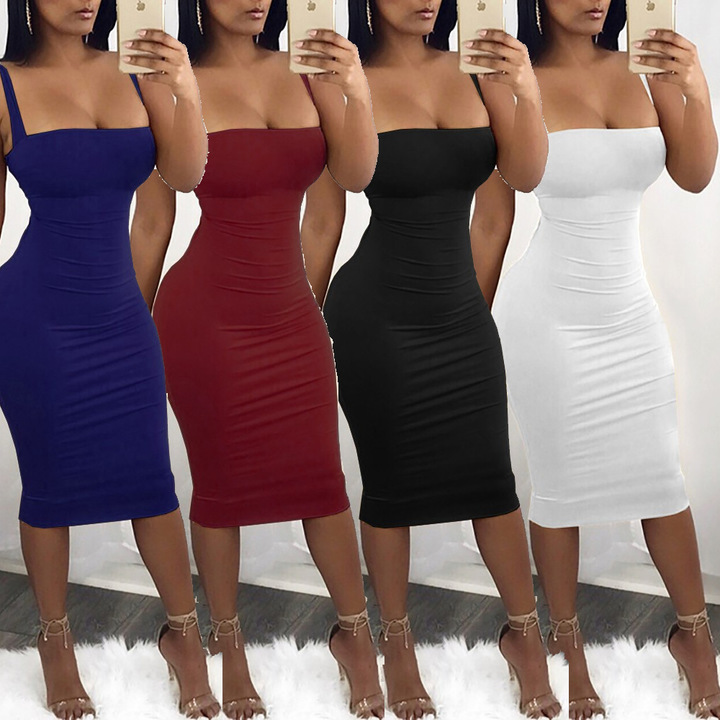 Wome sexy slash neck spaghetti strap sheath backless dress evening party dress dresses brand