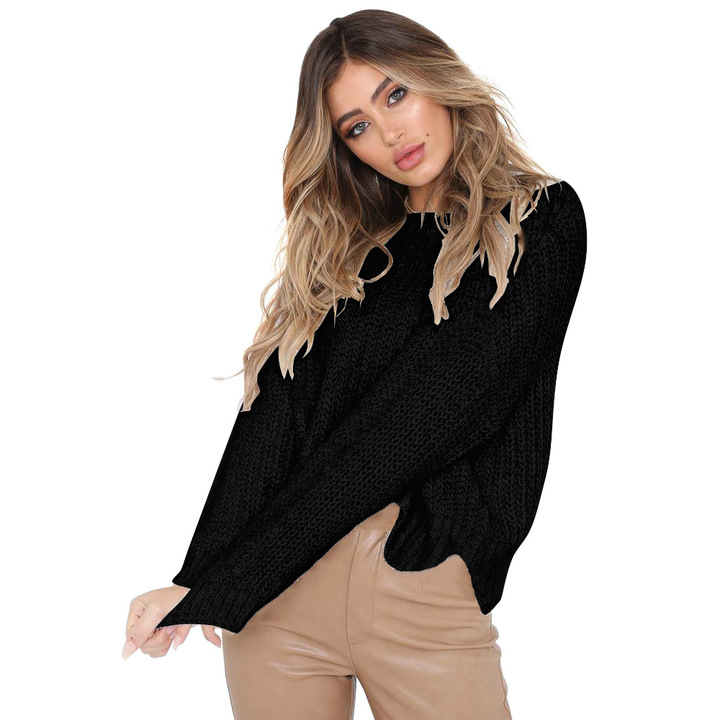 autumn winter sweater women o neck long sleeve winter dresses casual women 2019 loose sweater