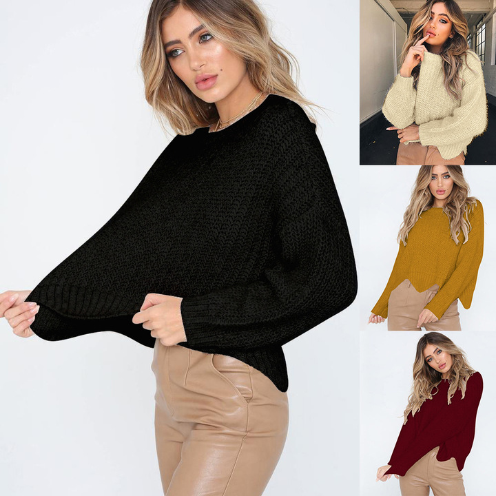 autumn winter sweater women o neck long sleeve winter dresses casual women 2019 loose sweater